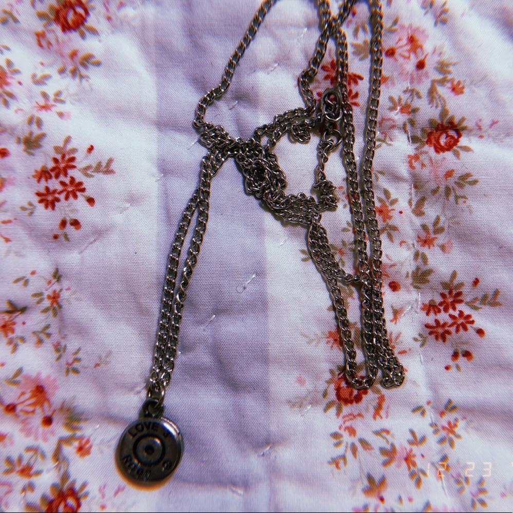 Urban Outfitters Recycled Bullet Necklace - Picture 2 of 4